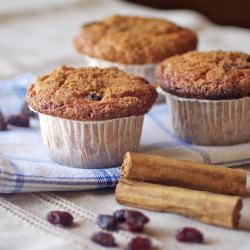 Cinnamon Raisin Muffins - Recipe photo by OurFamilyEats