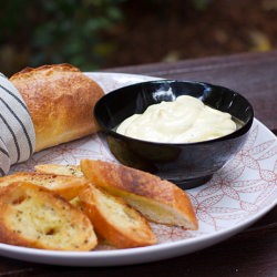 Saffron Aioli - Recipe photo by Kitchen Konfidence