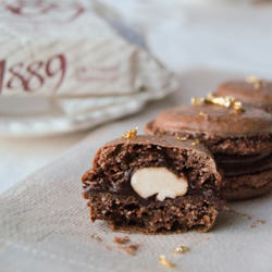 Macaron Dark Chocolate Salted Butter - Recipe photo by paneburroemarmellata