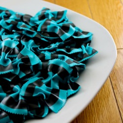 Blue Bowtie Pasta - Recipe photo by bsinthekitchen