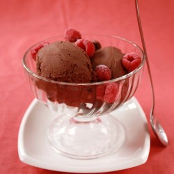 Marzipan-Chocolate Ice Cream - Recipe photo by Pocak Panna