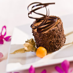 Chocolate Dessert, Tiara Restaurant - Recipe photo by The Epicure in Light