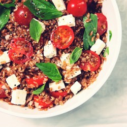 Warm Farro Salad - Recipe photo by NicoleFranzen