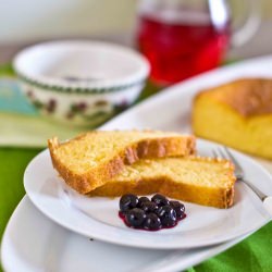 1234 Cake w/ Berry Compote - Recipe photo by ChefandSteward