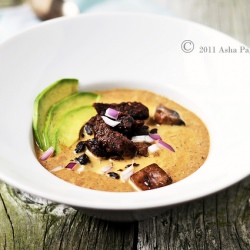Vegemite Lamb and Black Beans - Recipe photo by Asha@FSK