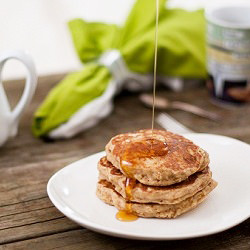 Gluten Free Cinnamon Oat Pancakes - Recipe photo by GuiltyKitchen