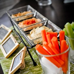 Hummus, Four Ways - Recipe photo by Clean Green Simple