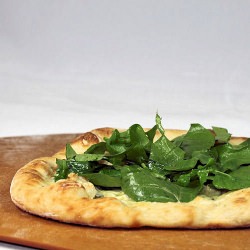 White Clam Pizza with Arugula - Recipe photo by tasteinspired