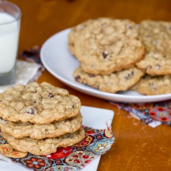 Chocolate Chip Oatmeal Cookies - Recipe photo by A Bicycle Built For Two