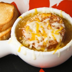 Four-Cheese French Onion Soup - Recipe photo by pipandebby
