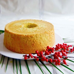 Pandan Chiffon Cake - Recipe photo by ThePleasureMonger