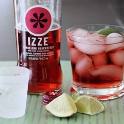 Izze Sparkling Blackberry Cocktail - Recipe photo by tasteinspired