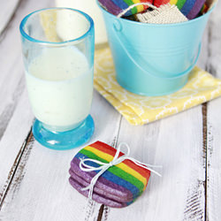 Rainbow Slice and Bake Sugar Cookie - Recipe photo by goodlifeeats