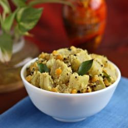 Kohlrabi In A Spiced Coconut Gravy - Recipe photo by Aparna