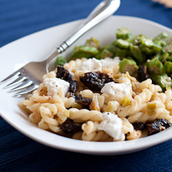 Pasta with Prunes and Ricotta - Recipe photo by smokinchestnut