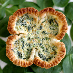 Lucky Spinach Quiche - Recipe photo by unmacaronrose