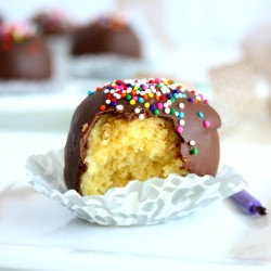 Birthday Cake Truffles - Recipe photo by OurEyesEatFirst