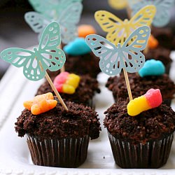 Dirt Cupcakes - Recipe photo by weekofmenus