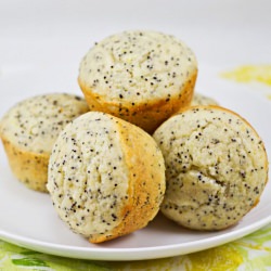 Lemon Poppy Seed Muffins - Recipe photo by A Bicycle Built For Two