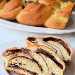 Braided Nutella and Raspberry Bread - Recipe photo by singerskitchen