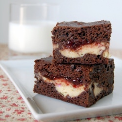 Cream Cheese Brownies - Recipe photo by please pass the pie