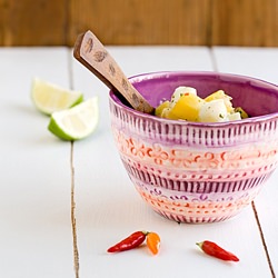 Jicama, Pineapple & Mint Salad - Recipe photo by onegirlinthekitchen