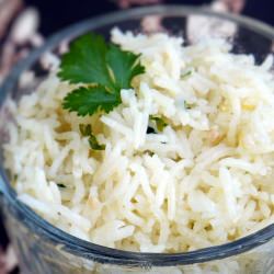 Lemon Spiked Basmati Rice - Recipe photo by vittlesandbits