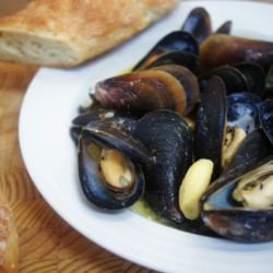 Mussels with Saffron & Mustard - Recipe photo by piccantedolce