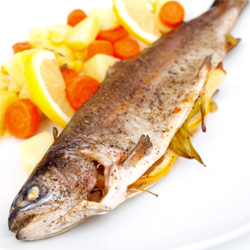 Baked Trout - Recipe photo by bucatarmaniac