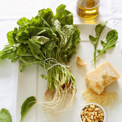 Arugula Pesto - Recipe photo by Lucy Vaserfirer