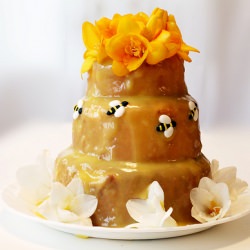 Lemon Cake w/ Lemon Curd - Recipe photo by radmegan