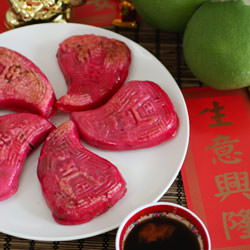Teochew Peach Shaped Kueh - Recipe photo by jenius
