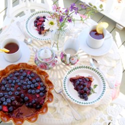Healthy Vegan Berry Pie - Recipe photo by purethyme