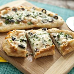 White Pizza w/ Shrimp - Recipe photo by FoodforMyFamily