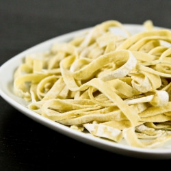 Fresh Wasabi Pasta - Recipe photo by BigAppleNosh
