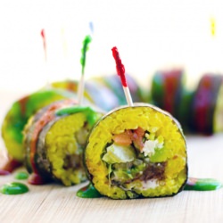 Burrito Sushi - Recipe photo by nofaceplate