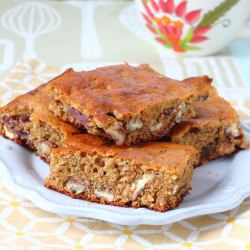 Pecan Date Bars - Recipe photo by livelaugheat