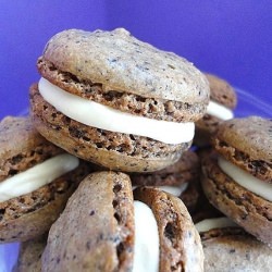 Blueberry Ginger Macarons - Recipe photo by tryityoumightlikeit