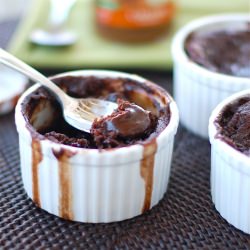 Molten Chocolate Cakes - Recipe photo by pinchofyum
