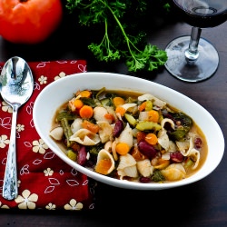 Hearty Minestrone Soup - Recipe photo by Clean Green Simple