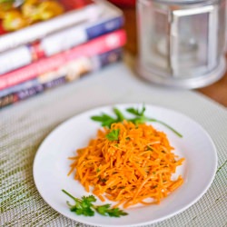 Moroccan Raw Carrot Salad (Vegan) - Recipe photo by ChefandSteward