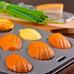 Polenta, Parmesan, Chive Madeleines - Recipe photo by delicieux