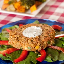 Quinoa Burgers - Recipe photo by veganjess
