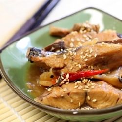 Tenderized Mackerel with Soy Sauce - Recipe photo by aboxofkitchen
