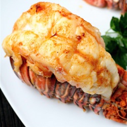 Broiled Lobster Tails - Recipe photo by Shanon