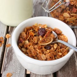 Olive Oil Granola - Recipe photo by flowersonmyplate