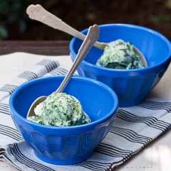 Parsley Ice Cream - Recipe photo by Kitchen Konfidence