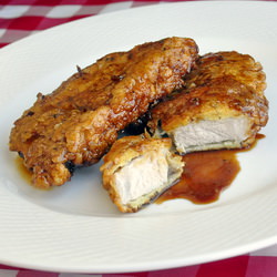 Crunchy Honey Garlic Pork Chops - Recipe photo by Rock Recipes