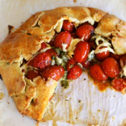Tomato Pesto Crostata - Recipe photo by alwayswithbutter