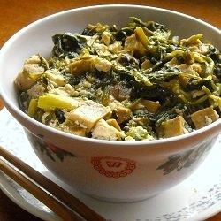Shepherd's Purse and Tofu Stew - Recipe photo by NOMz